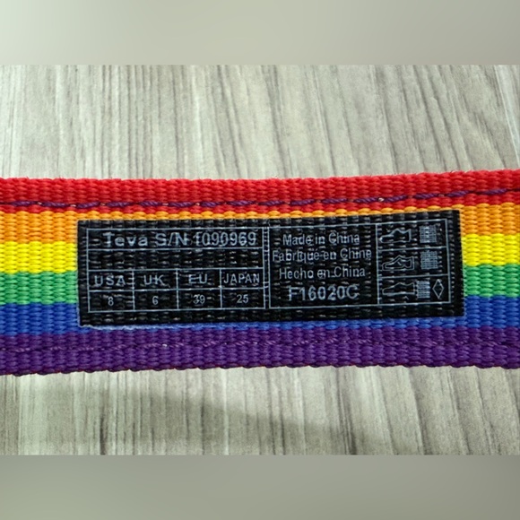 Teva Women's Sandals with Rainbow Straps - Picture 6 of 7